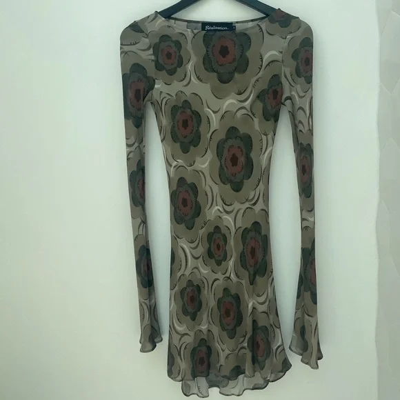 Réalisation Par Brigitte Silk Dress in Supernova - Picture 2 of 4